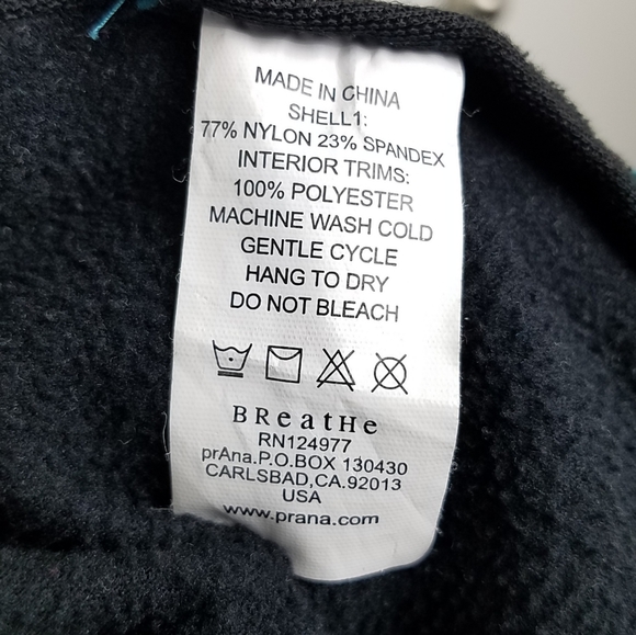 Prana Scuba fleece lined hooded jacket size large - Picture 4 of 7